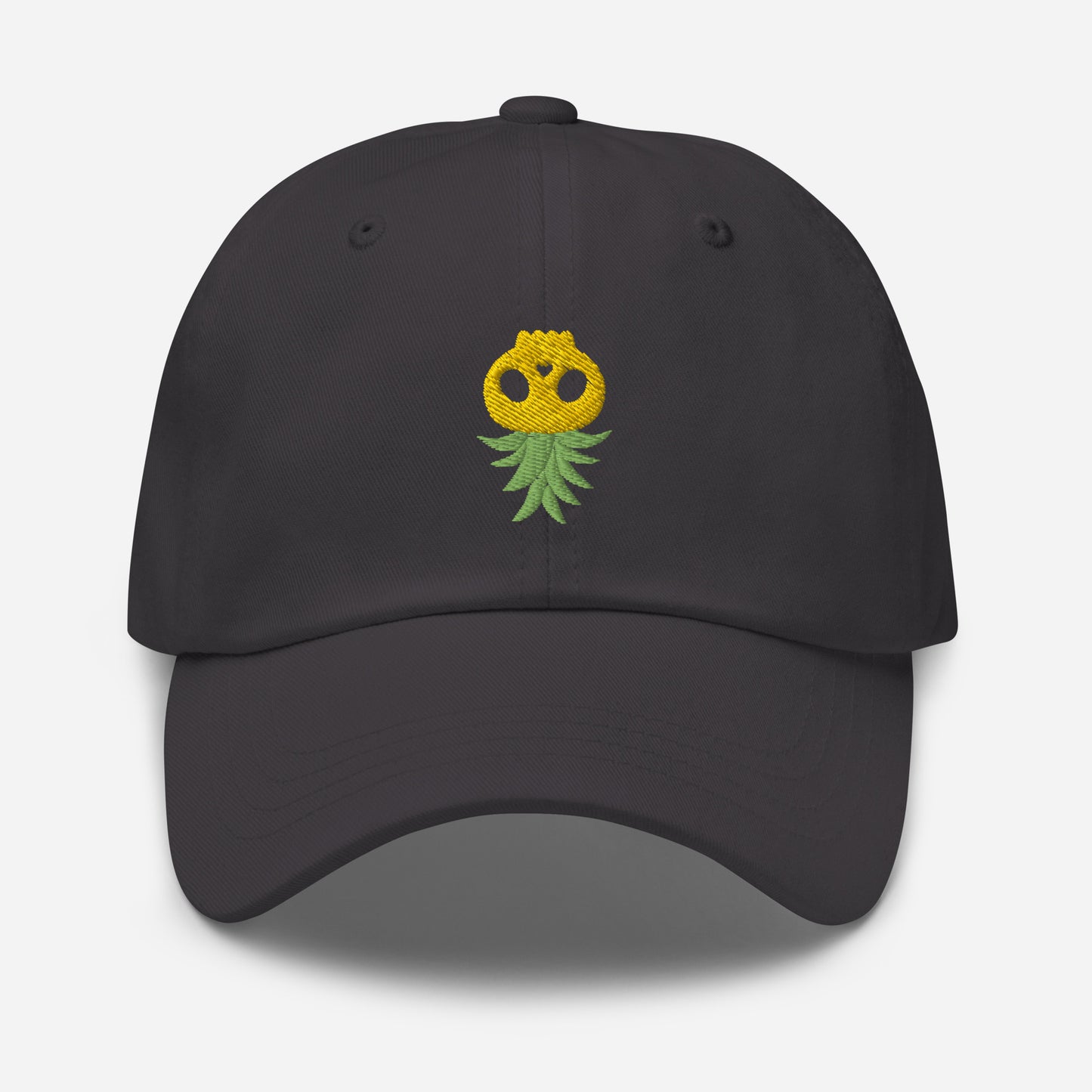 Upside Down Pineapple Skullboy Dad Hat
