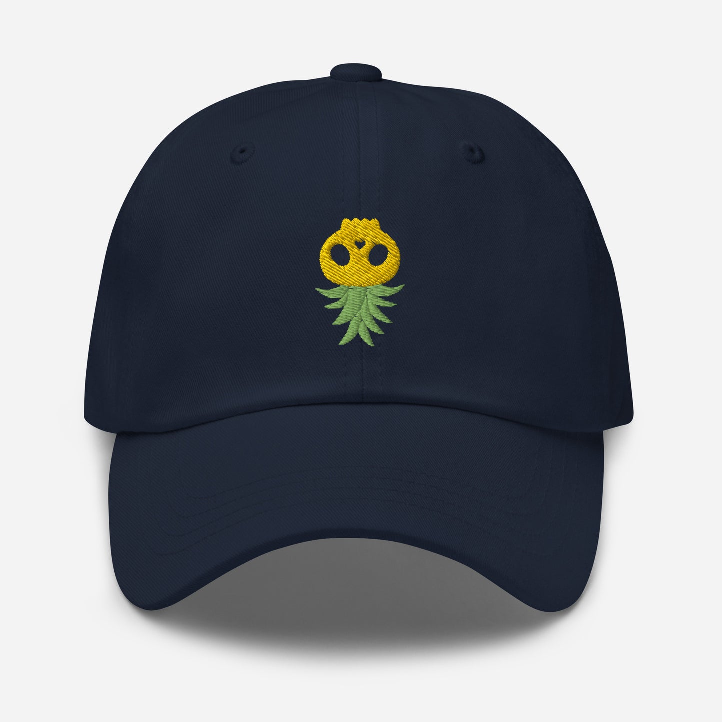 Upside Down Pineapple Skullboy Dad Hat