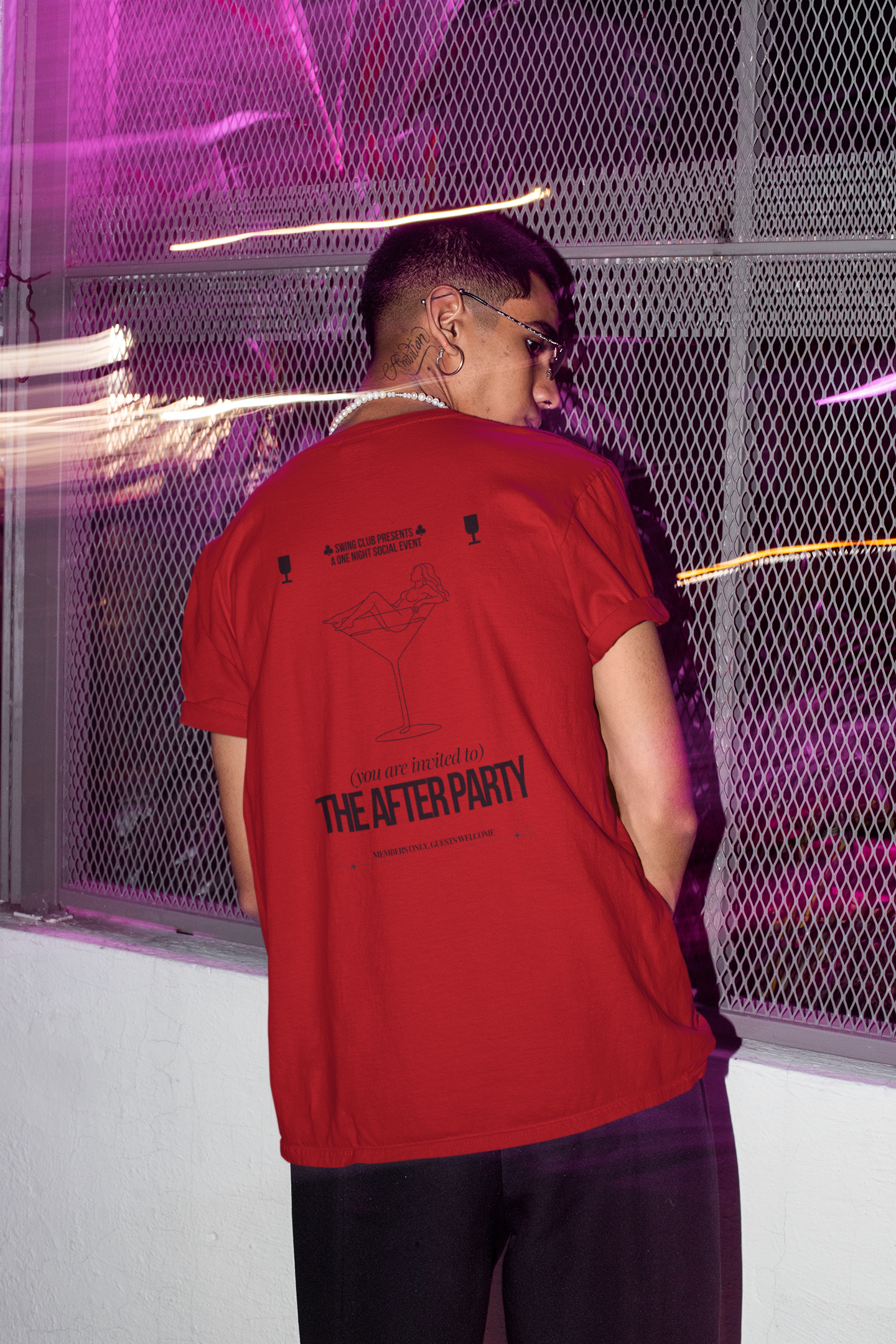 "The Afterparty Tee" — SwingClub Edition
